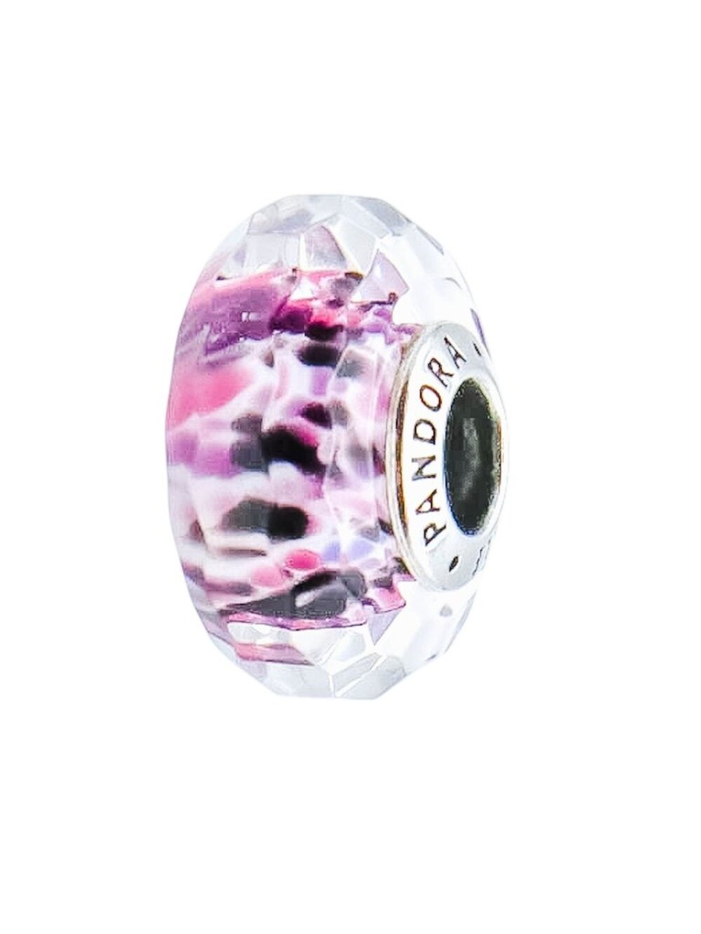 Pandora Rare Shoreline Sea Glass Murano Glass Charm Sterling Silver Retired